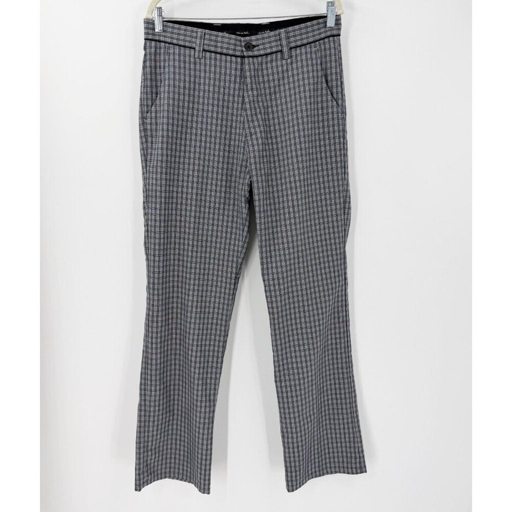 Travis Mathew Pennett Golf Pant Men 32X32 Gray Plaid Performance Preppy Stretch